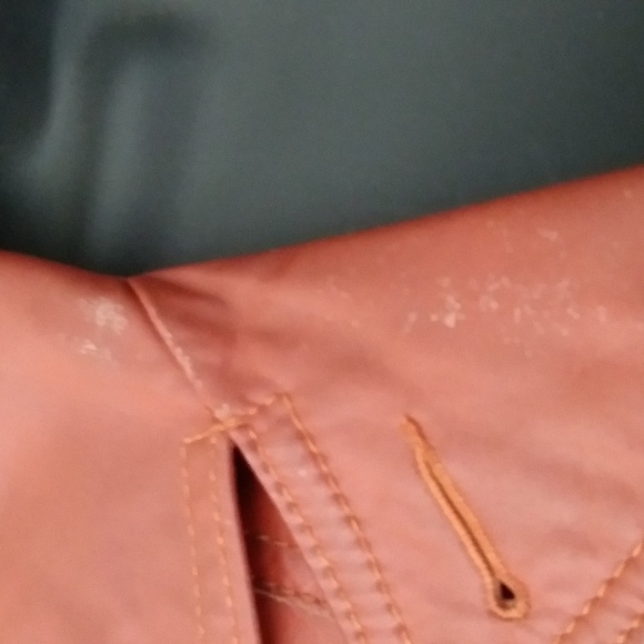 Ladies Brown Leather Long Coat - Picture 2 of 14